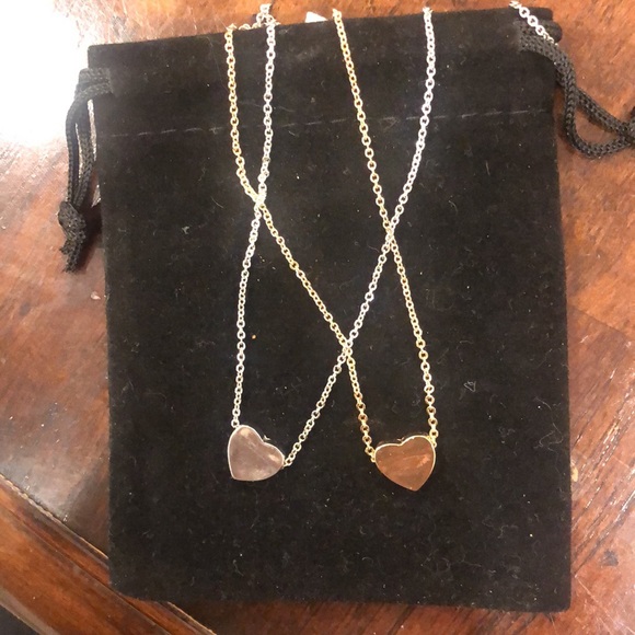 Little Polished Sculptural Heart Necklace,NWT-Boutique - Picture 2 of 10